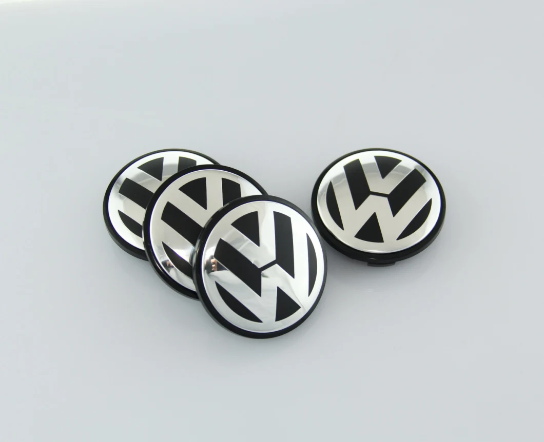 Car Accessories ABS Car Emblem Badge Car Wheel Center Cap Rims Hup Cap Alloy for Volkswagen VW